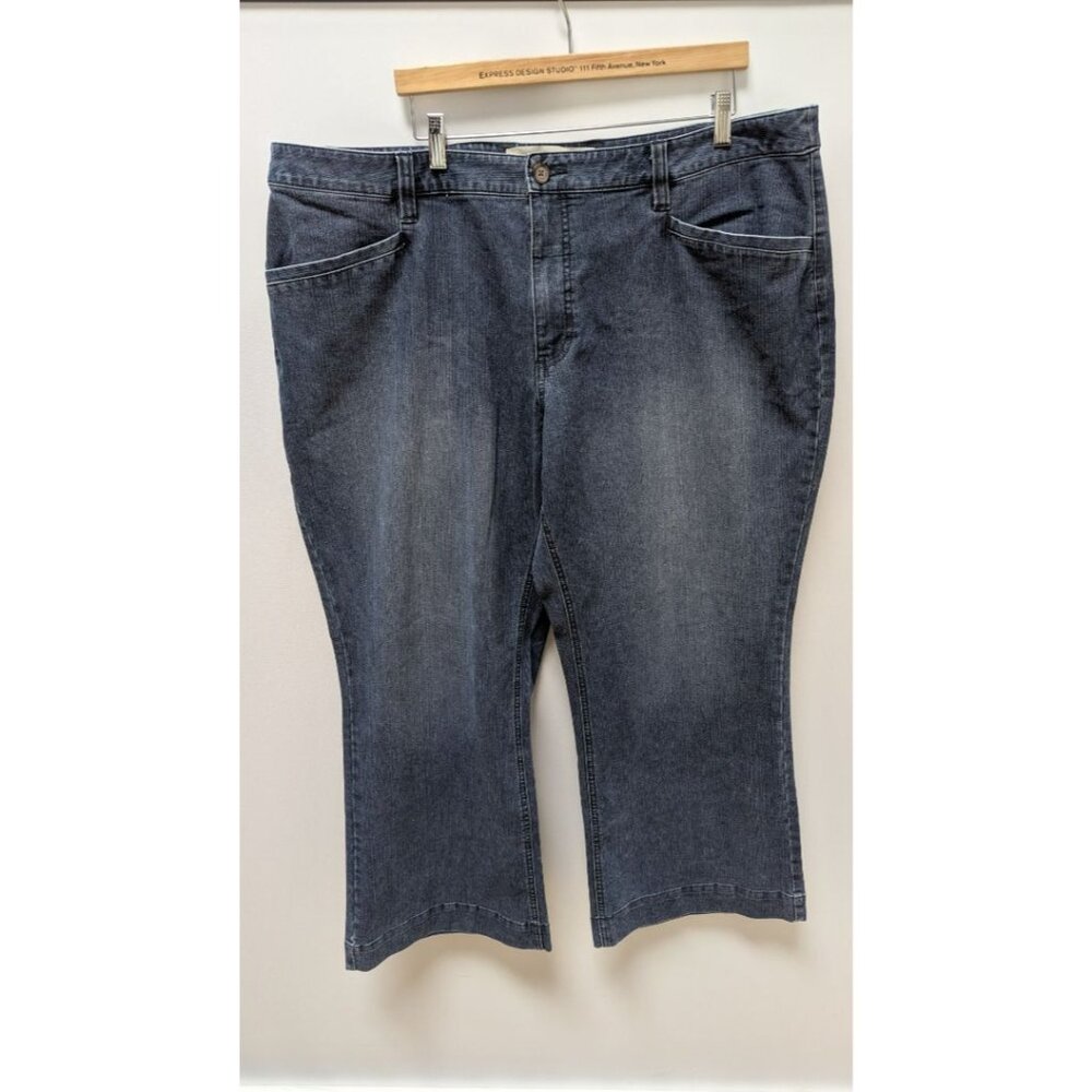 Mossimo Denim Dark Wash Wide Leg Jeans
